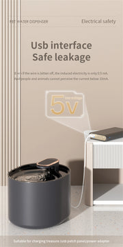 water fountain for cats safe electric