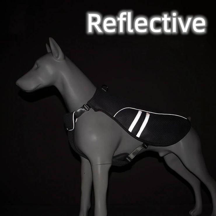 cooling dog harness  reflective