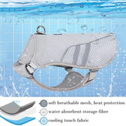 cooling dog harness materials